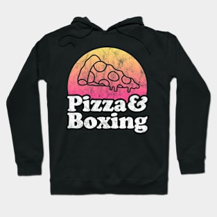 Pizza Lover Pizza and Boxing Hoodie